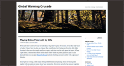 Desktop Screenshot of globalwarmingcrusade.com