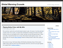 Tablet Screenshot of globalwarmingcrusade.com